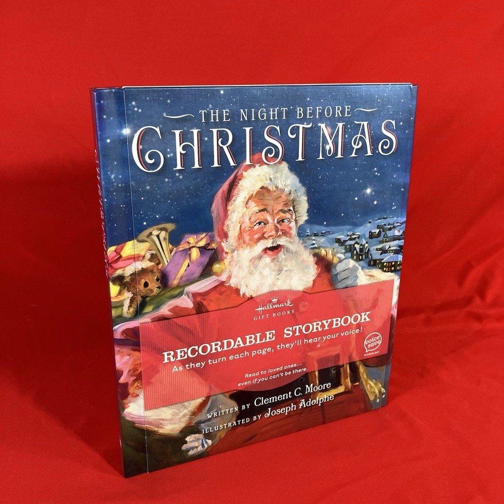 The Night Before Christmas Recordable Story Book‎ Hallmark 2009